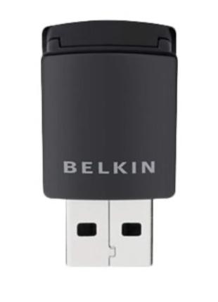 Belkin SURF N300 USB Wireless N Micro Adapter - network adapte...