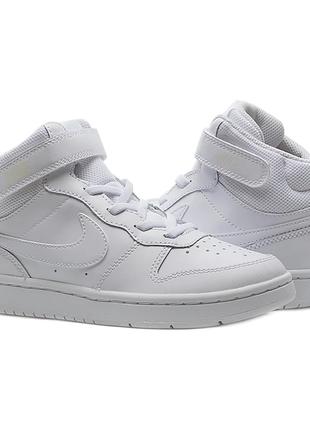 Детские Кроссовки Nike COURT BOROUGH MID 2 PS Белый 28 (CD7783...