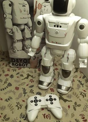 Іграшка великий робот 42см Devo Robot  на пульті , керування ж...