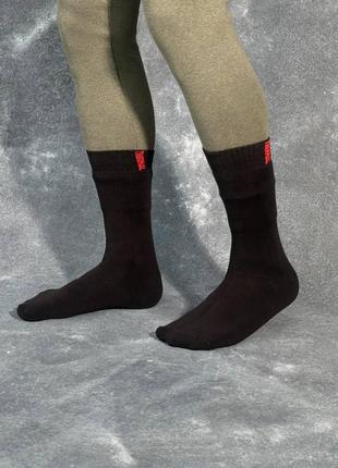 Упаковка теплых носков thermal (разные цвета 12 пар)