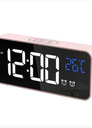 Цифровий будильник HOMVILLA Цифровий настільний годинник із фу...