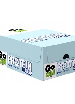 Батончик GoOn Protein Crisp Bar, 24*50 грамм Карамель-печенье