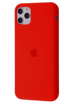 Чехол Silicone Case Full iPhone 11 Pro red