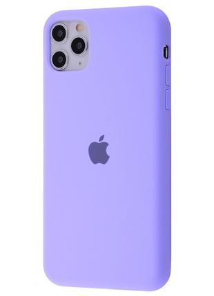 Чехол Silicone Case Full iPhone 11 Pro light purple