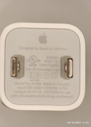 Сетевой адаптер Apple USB Power Adapter A1385
