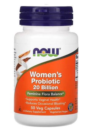Пробиотики и пребиотики NOW Women's Probiotic 20 Billion, 50 в...