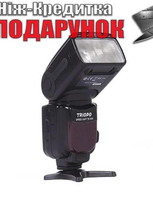 Вспышка Triopo TR-950 для фотоаппаратов универсальаня Черный