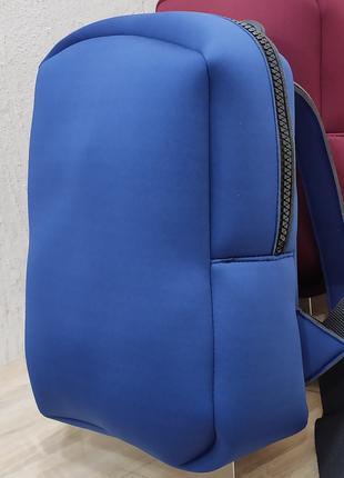 Рюкзак городской легкий синий поролоновый 36*27*13 см (Турция)