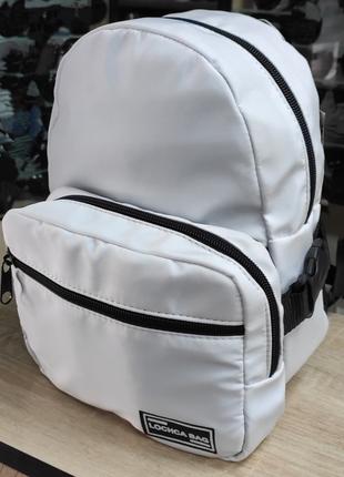 Рюкзак подростковый белого цвета легкий (Турция)