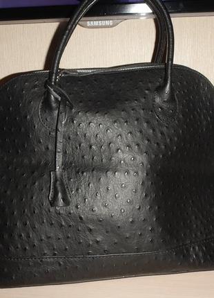 Итальянская кожаная сумка genuine leather