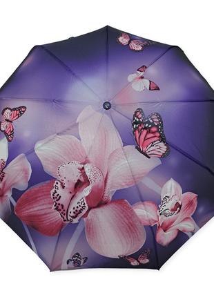 Женский зонт Frei Regen автомат орхидея #03000/2