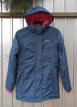 Теплая куртка-парка mountain warehouse, удлиненная курточка