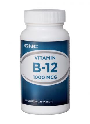 Витамины и минералы GNC Vitamin B12 1000 mcg, 100 таблеток