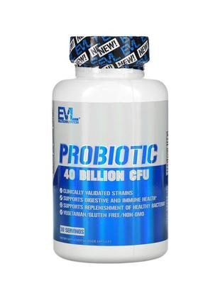 Evlution пробиотик 40 млрд - 60 капсул / сша