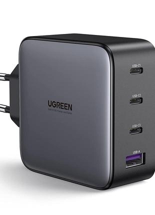 Зарядное устройство UGREEN USB C, 4 порта, 100Вт, зарядное уст...