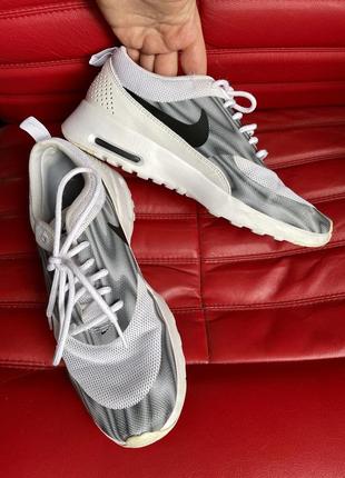 Nike air max thea білі кросівки бігові зручні сіточка