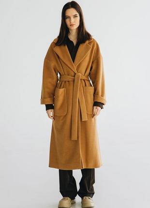Женское пальто-халат season грэйс кэмэл