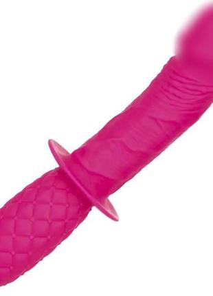 CalExotics - Фалоімітатор Pink Silicone Grip Thruster 18+