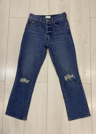 Женские джинсы mom jeans h&amp;m size s (36)
