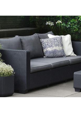 Комплект садовой мебели Allibert Keter Salta 3-Seater Sofa