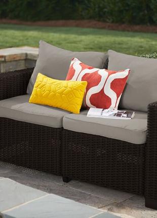 Комплект садовой мебели Allibert Keter California 2-Seater Sofa