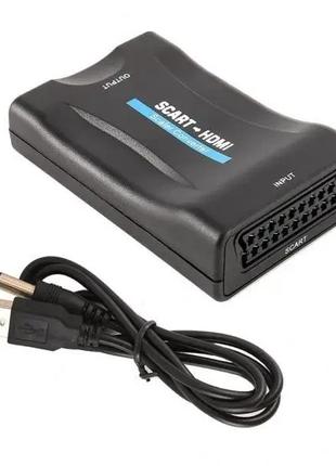 Конвертер видео SCART на HDMI 1080p/720p