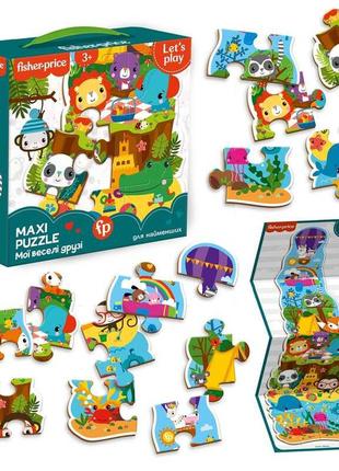 Maxi puzzle "Fisher Price. Мои веселые друзья" VT1711-10 укр (...