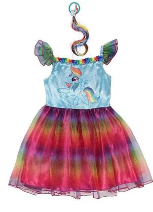 Платье george 7-8 лет. my little pony rainbow dash радуга дэш ...