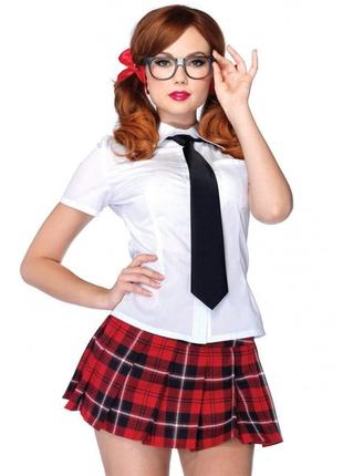 Костюм школьницы Leg Avenue Private School Sweetie, 4 предмета, S