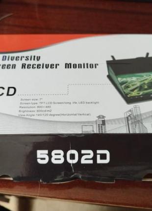 FPV монитор LCD 5802 D 7", 800x480, 40 кан., DVR