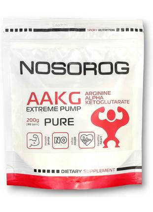 Амінокислота для спорту аргінін AAKG (200 g, pure), NOSOROG