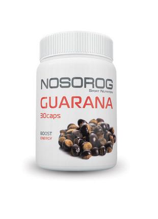 Энергетик Гуарана для спорта Guarana (30 caps), NOSOROG 18+