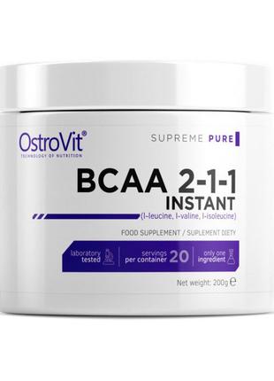 Аминокислота для спорта BCAA 2-1-1 Instant (200 g, pure), Ostr...