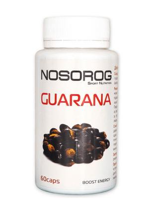 Спеціальна добавка для спорту (енергетик) Guarana (60 caps), N...