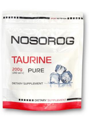 Таурин аминокислотный комплекс Taurine (200 g, pure), NOSOROG 18+