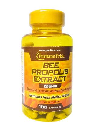Экстракт прополиса Bee Propolis Extract 125 mg (100 caps), Pur...