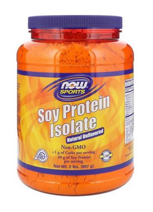 Изолят соевого протеина Soy Protein Isolate (pure) 907 г, NOW 18+