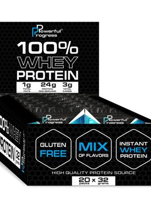 Сироватковий протеїн 100% Whey Protein (mixed box) 20 пакетів*...