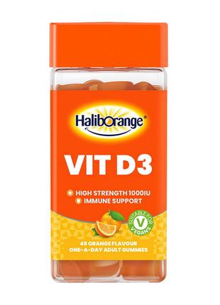 Комплекс витаминов для спорта Vit D3 1000 IU (45 gummies, oran...