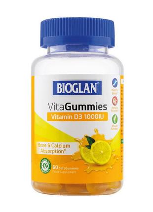 Витамин D3 желейки VitaGummies Vitamin D3 1000 IU (60 soft gum...