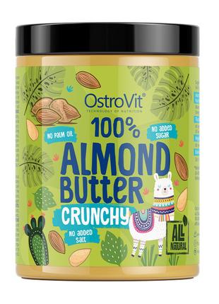 Миндальная паста 100% Almond Butter Crunchy (1 kg), OstroVit 18+