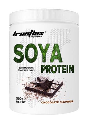 Соевый протеин Soy Protein (500 г banana), IronFlex 18+