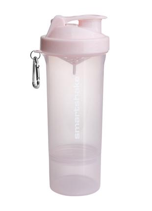 Бутылка-шейкер спортивный SmartShake Slim Cotton Pink (500 ml,...