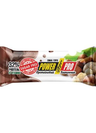 Протеиновый батончик для спортсменов Power Pro 32% (60 g, орех...