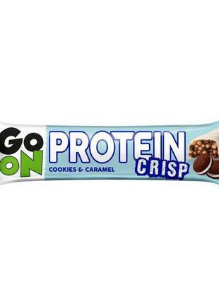 Протеиновый батончик Protein Crisp (peanut & caramel) 50 г, Go...