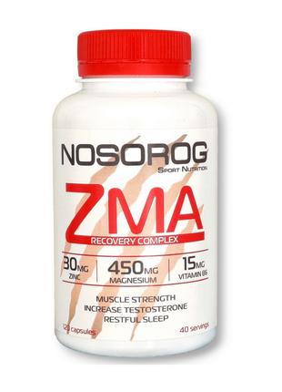 Підвищення рівня тестостерону ZMA (120 caps), NOSOROG 18+
