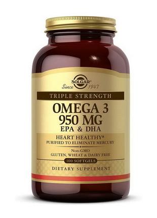 Аминокислота Омега-3 для спорта Omega 3 950 mg EPA & DHA (100 ...