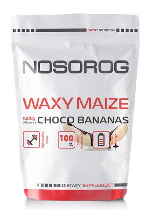 Гейнер для набору маси Waxy Maize (1,5 kg, choco bananas), NOS...
