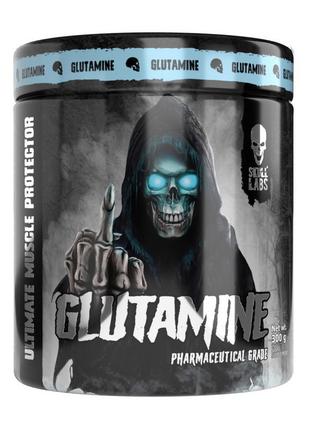 Аминокислота для спорта Глютамин Glutamine (300 g), Skull Labs...