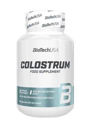 Пищевая добавка Молозиво Colostrum (60 caps), BioTech 18+